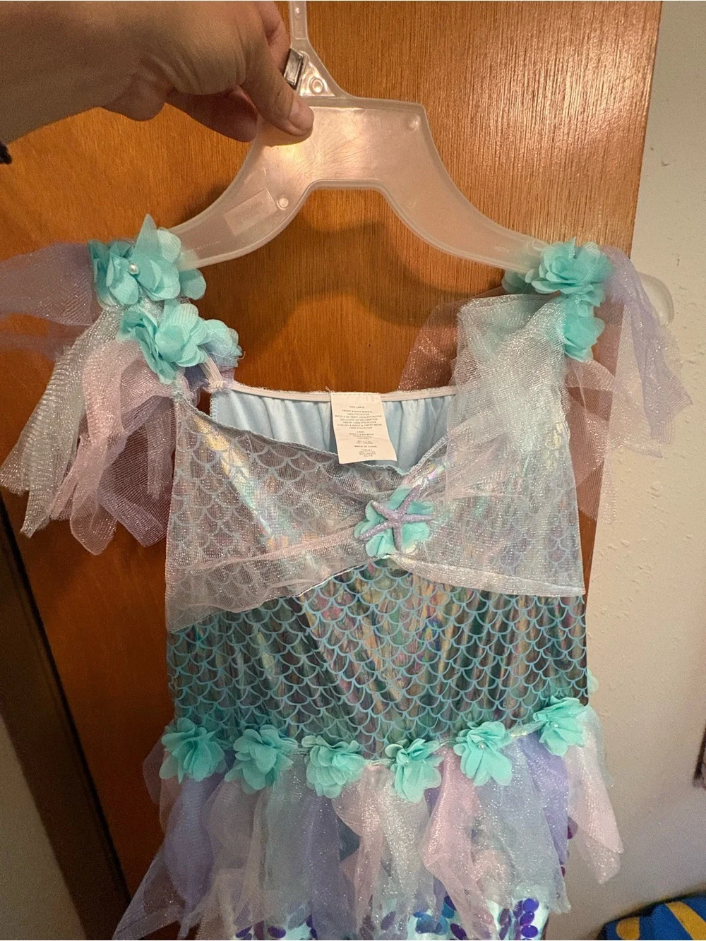 Target Mermaid Costume Dress - Teal, Purple, Pink - Picture 3 of 6
